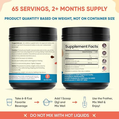 Sandhu's Pure Bovine Colostrum Powder Supplement for Humans |𝟰𝟬% 𝗜𝗴𝗚 Highly - Maple Wellness Supplements