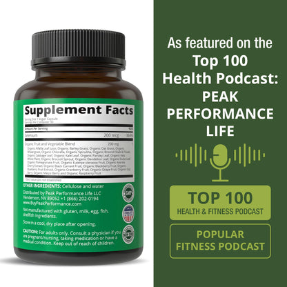 Selenium Supplement with Whole Food Blend of 25+ Vegetables and Fruits for Max Absorption. Pure Selenium Vegan Capsules for Immune System, Thyroid Support, Heart Health, Prostate Support. 30 Pills - Maple Wellness Supplements
