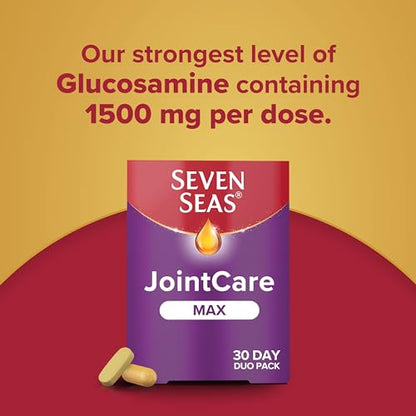 Seven Seas JointCare Max, With High-Strength Glucosamine plus Omega-3, Collagen - Maple Wellness Supplements
