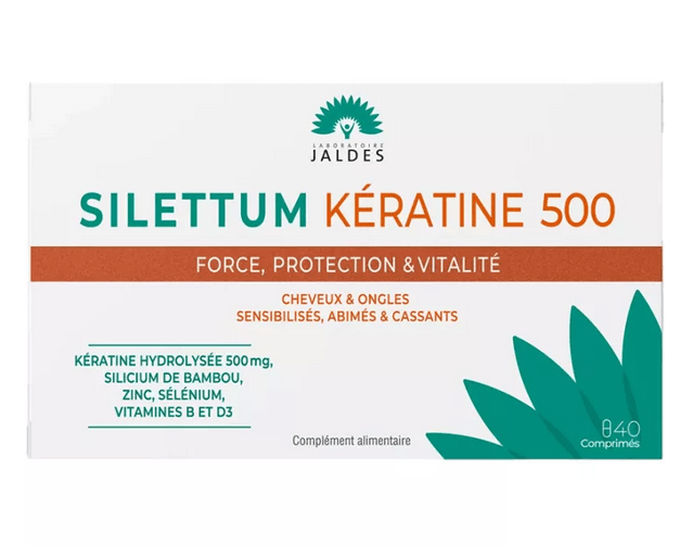 Silettum Keratin 500 Hair & Nails 40 tablets - Maple Wellness Supplements