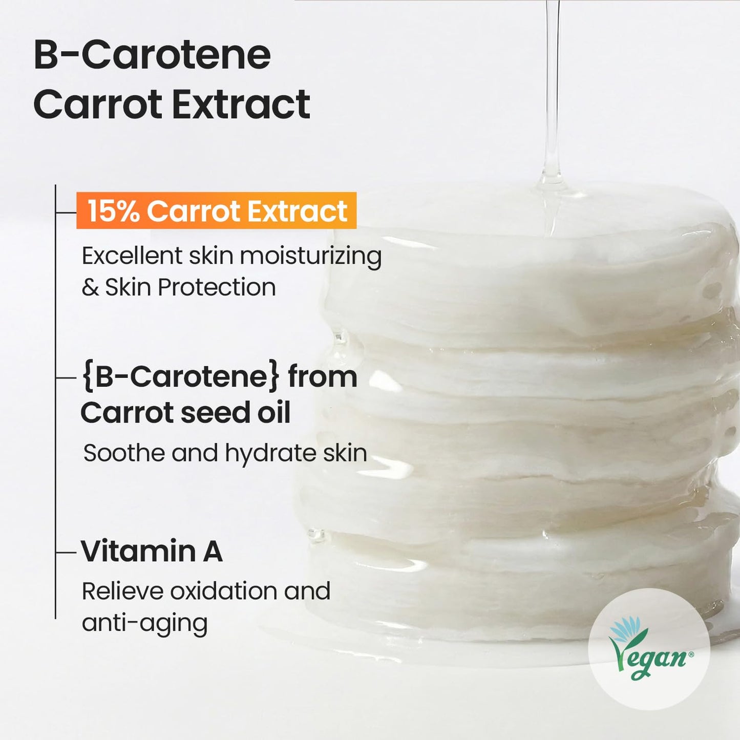 SKINFOOD Carrot Carotene Toner Pads, Hydrating & Soothing for Dry Skin, Instant Cooling, After Sun & Heat Care, Cotton Facial Toner Pads, Korean Skincare for Face (60 Counts) - Maple Wellness Supplements