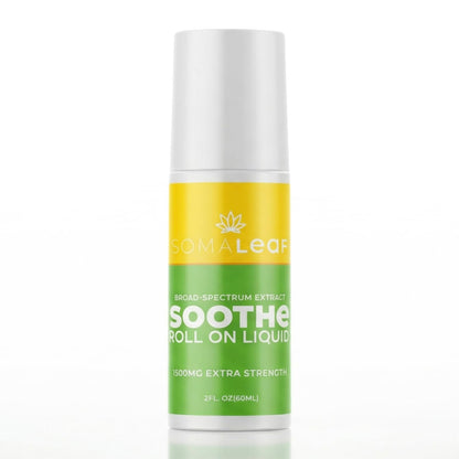 SomaLeaf Soothe Roll-On, 1500 MG, Extra Strength, Natural Comfort for Muscles, Hips, Joints, Neck, Back, Elbows, Fingers, Hands, and Knees - Maple Wellness Supplements