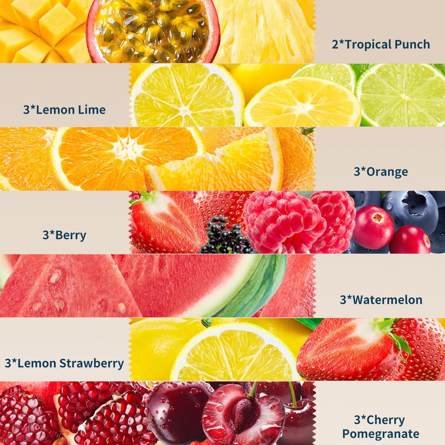 Sooergy Electrolytes Powder Packets Sugar Free Hydration Packets, 7 Flavors Liquid Daily IV Electrolyte Drink Mixes for Rehydration - Maple Wellness Supplements