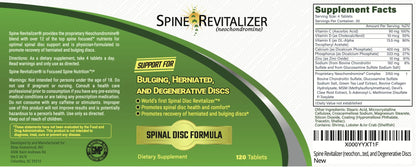 Spine Revitalizer (neochondromine) Back Pain and Neck Pain Support for Bulging, Herniated, and Degenerative Discs - Maple Wellness Supplements
