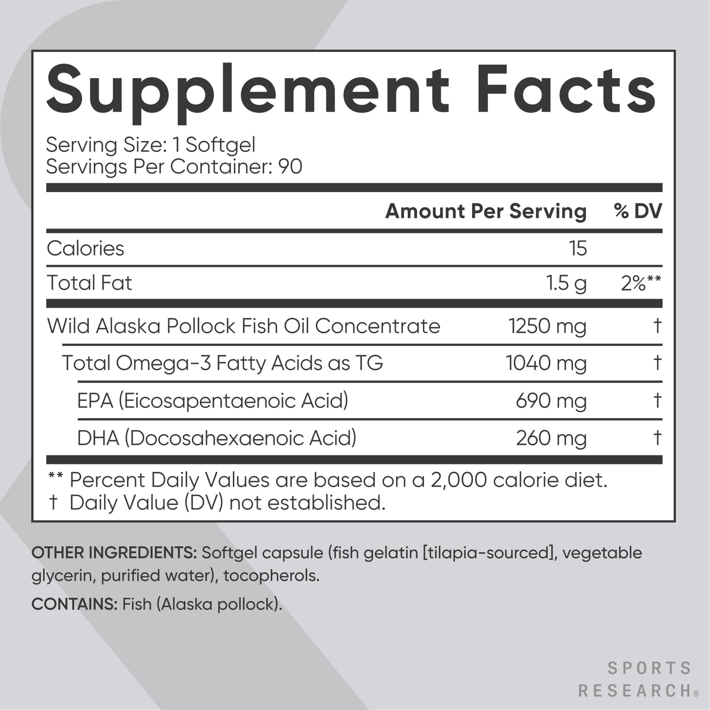 Sports Research® Multivitamins Pack - Triple Strength Omega-3 Fish Oil 1250 + 160 mg Chelated Magnesium Glycinate + Vegan Vitamin D 5000iu & Mk7 Vitamin K 100mcg - Maple Wellness Supplements