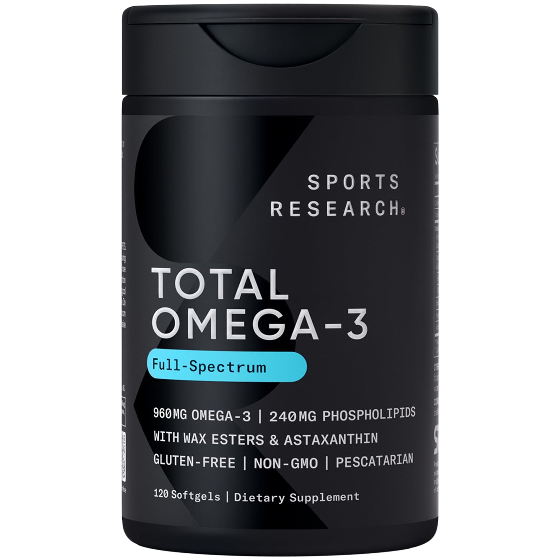 Sports Research® Omega-3 Fish Oil Bundle - Total Omega-3 2200mg (Krill, Salmon & Pollock) + Triple Strength Fish Oil 1250mg - High EPA & DHA Supplement - Maple Wellness Supplements