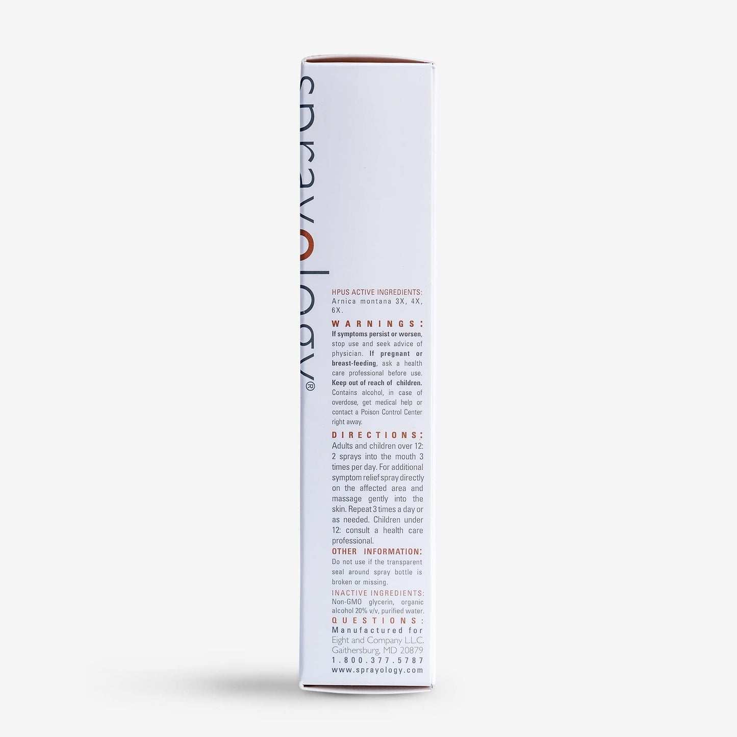 Sprayology Arnica Power - Homeopathic Oral Spray to Alleviate Muscle and Joint Discomfort | Vegan | Gluten-Free | All Natural | Lactose Free | Vegan | 30 Day Supply (1.38 fl oz) - Maple Wellness Supplements