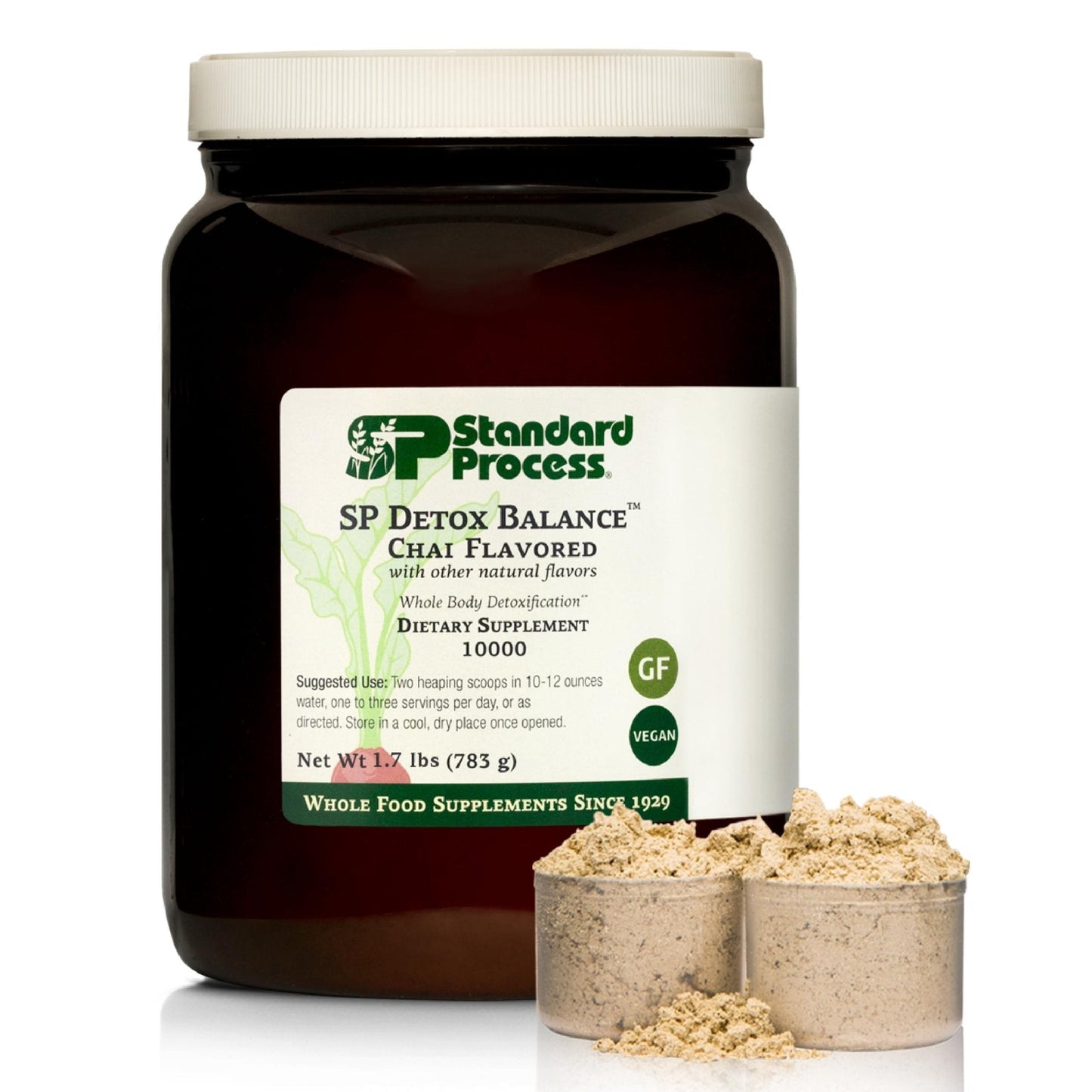 Standard Process SP Detox Balance Chai - Detox Cleanse with Pea Protein, Iron, Magnesium & Choline - Vegan, Non-Dairy & Gluten-Free - 1.7 lb - Maple Wellness Supplements