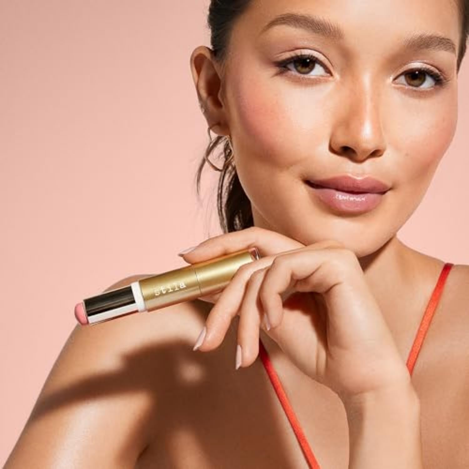 Stila Blush & Bronze Hydro-Blur Cheek Duo, Grapefruit & Caramel - Maple Wellness Supplements