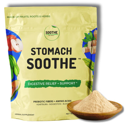 Stomach Soothe Soothe Naturals Acid Reflux Powder - L Glutamine for Gut Health, Acid Reflux Medicine, Leaky Gut Repair, Gut Lining Repair, - Maple Wellness Supplements