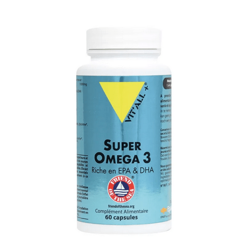 Super Oméga 3 1000mg 60 capsules VIT'ALL+ - Maple Wellness Supplements