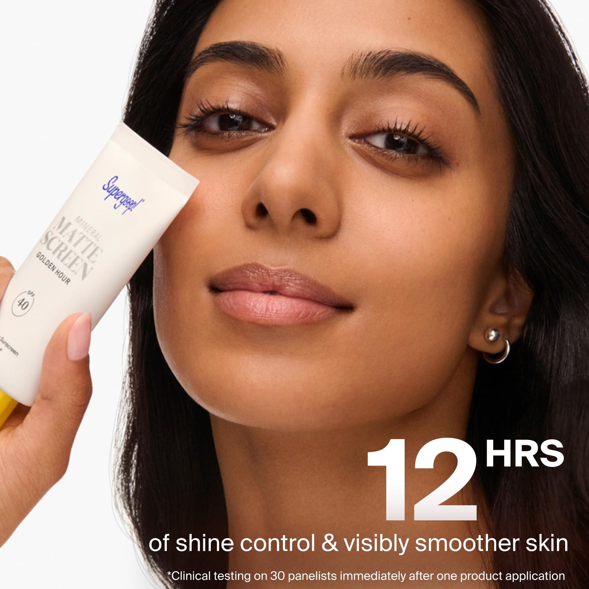 Supergoop! Mineral Mattescreen (SPF 40) - 45 mL - Mineral, Oil-Free Broad Spectrum Sunscreen - Smooths Skin’s Appearance - Maple Wellness Supplements