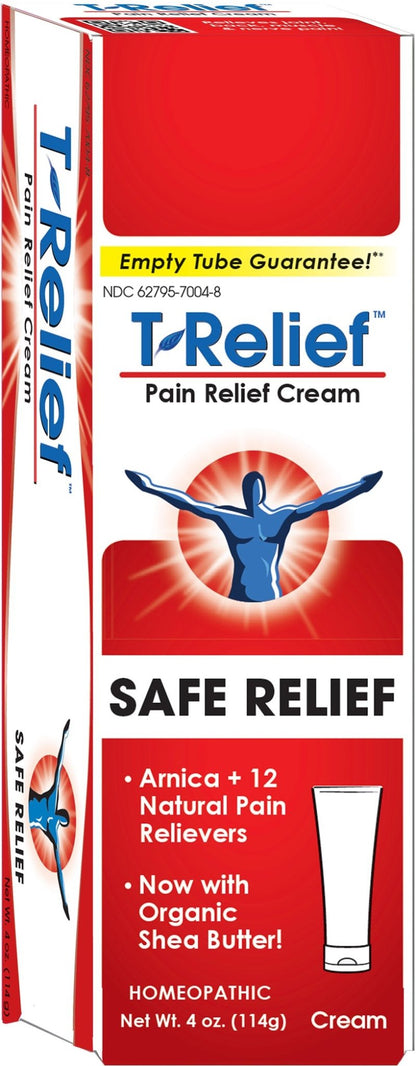 T-Relief Pain Relief cream,[114g] 4 oz - Maple Wellness Supplements