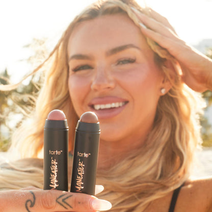 tarte maneater silk stick bronzer – Buildable Lightweight Cream Bronzer, Natural Matte Finish, Vegan & Cruelty-Free, full size, nocturnal - Maple Wellness Supplements