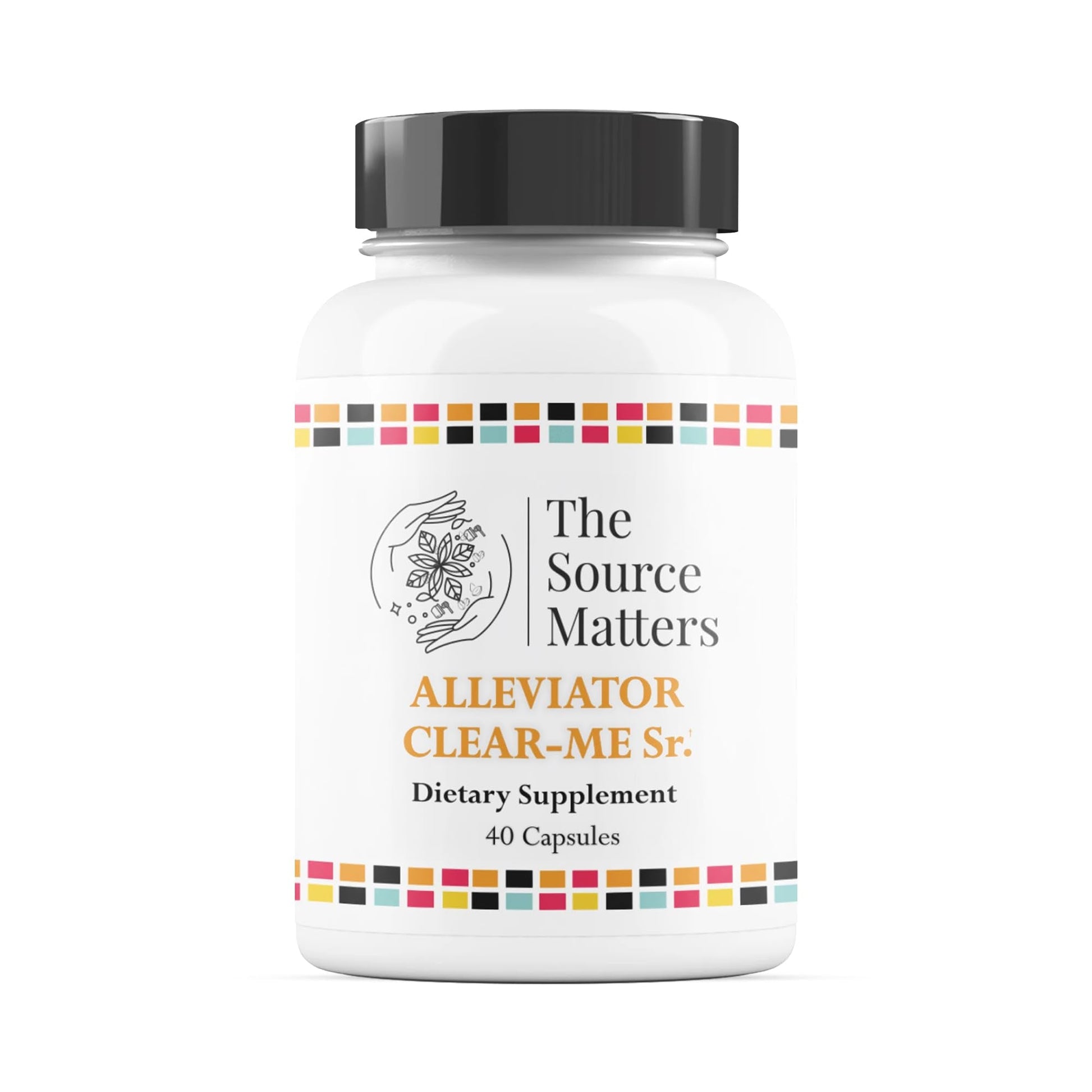 The Source Matters Alleviator Clear-ME SR Seasonal Allergy Relief and Immune Support | Quercetin, Bromelain, Stinging Nettles, NAC, and Vitamin C (40 Capsules) - Maple Wellness Supplements