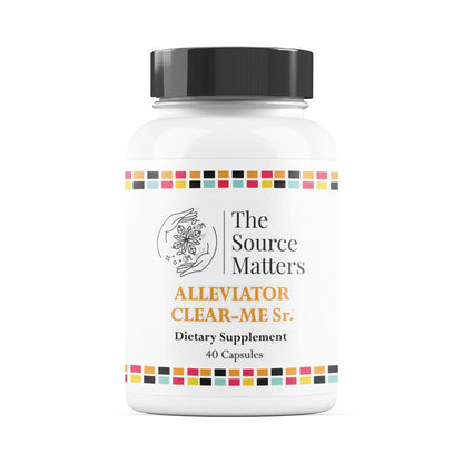 The Source Matters Alleviator Clear-ME SR Seasonal Allergy Relief and Immune Support | Quercetin, Bromelain, Stinging Nettles, NAC, and Vitamin C (40 Capsules) - Maple Wellness Supplements