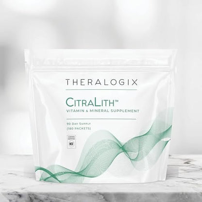 Theralogix CitraLith Vitamin & Mineral Supplement - 90-Day Supply - Kidney Health - Maple Wellness Supplements