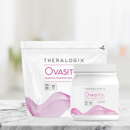 Theralogix Ovasitol Inositol Powder - 60 Servings - Myo-Inositol & D-Chiro Inositol - Maple Wellness Supplements