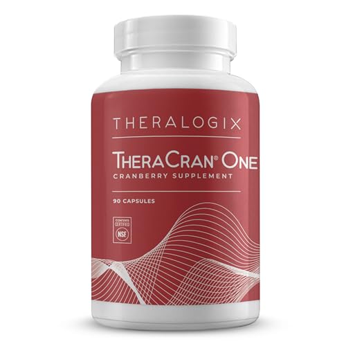 Theralogix TheraCran One Cranberry Capsules - 90-Day Supply - Cranberry Supplement - Maple Wellness Supplements