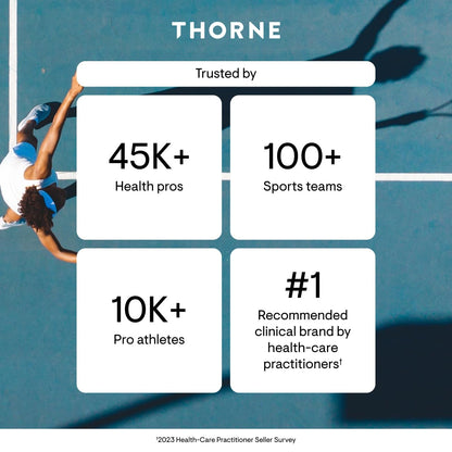 THORNE - Amino Complex - Clinically-Validated EAA and BCAA Powder for Pre or Post-Workout - Promotes Lean Muscle Mass & Exercise Recovery - Berry - NSF Certified for Sport - Maple Wellness Supplements
