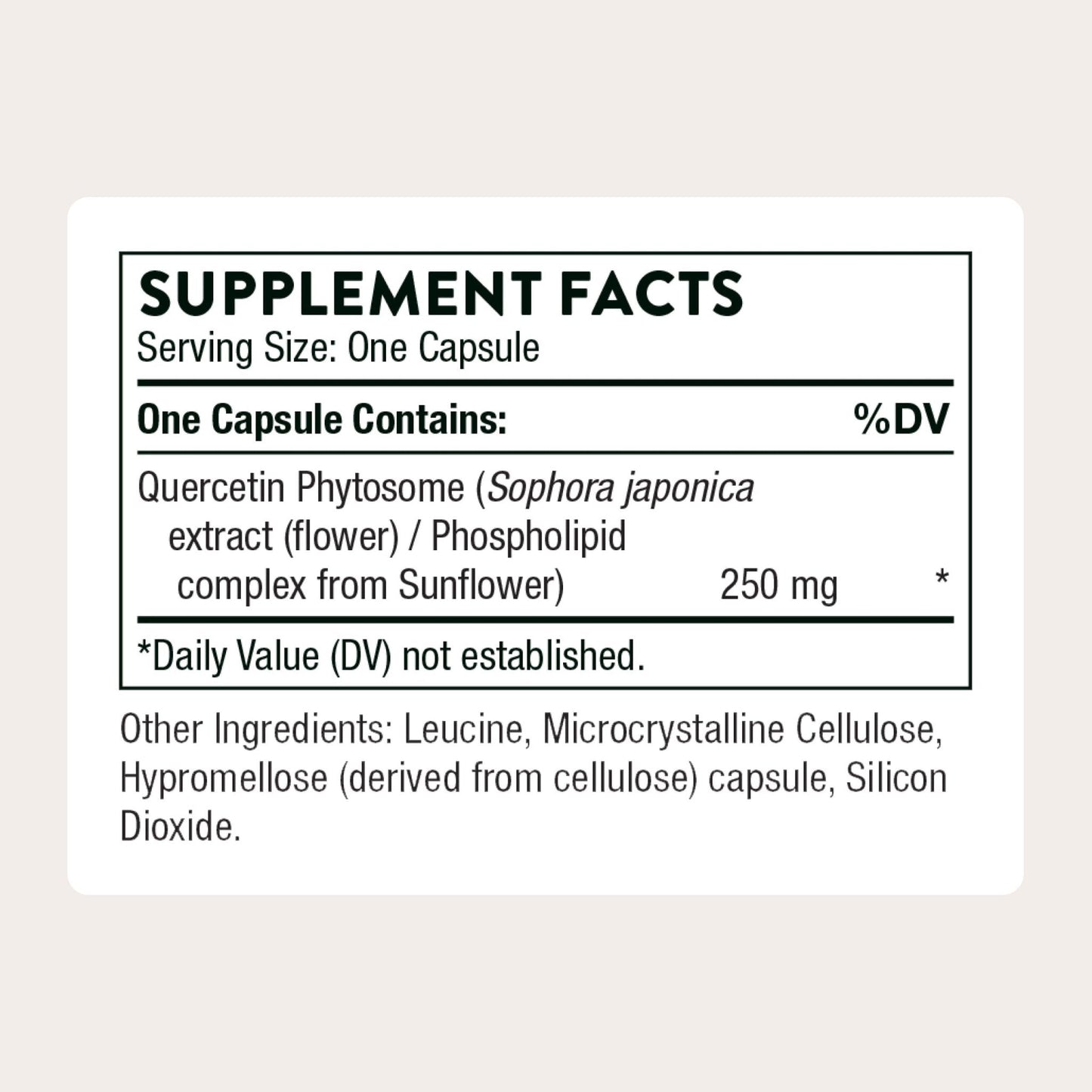 THORNE - Quercetin Phytosome - Exclusive Phytosome Complex for Immune Health, Respiratory Support & Seasonal Allergy Relief* - 60 Servings - Maple Wellness Supplements