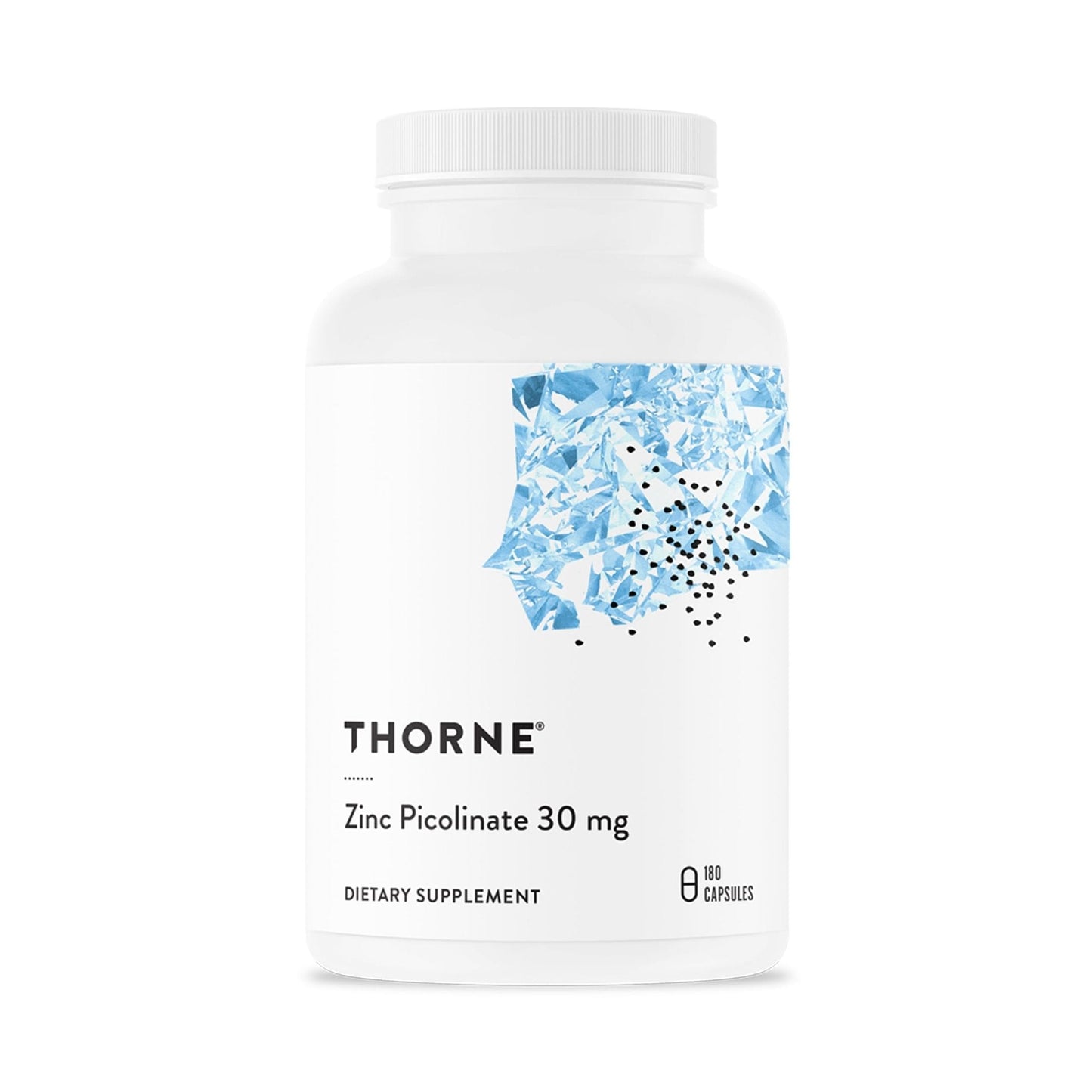 Thorne Research - Zinc Picolinate 30 mg - Well-Absorbed Zinc Supplement for Growth and Immune Function - 180 Capsules - Maple Wellness Supplements