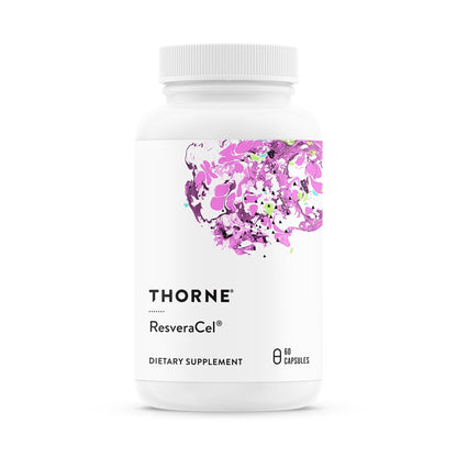 THORNE - ResveraCel - Nicotinamide Riboside with Quercetin Phytosome & Resveratrol - Support Healthy Aging, Methylation, Cellular Energy Production & Metabolism* - 30 Servings - Maple Wellness Supplements