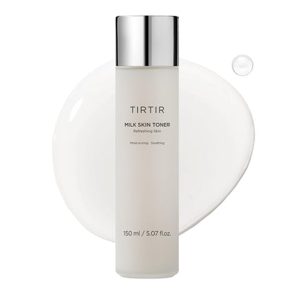TIRTIR Milk Skin Rice Toner - Deep Moisturizing, Hydrating and Refreshing for face, Niacinamide, Ceramide, Rice Bran Extract - Maple Wellness Supplements
