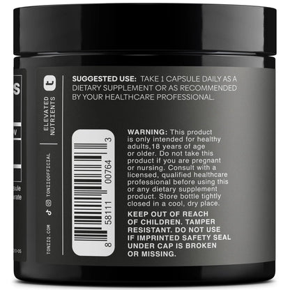 Toniiq 99%+ 20mg Supplement - Ultra High Purity PQQ 20mg Concentrated Formula - PQQ 20 mg 120 Capsules - Pyrroloquinoline Quinone Supplement - 1 Capsule Serving - Vegetarian Capsules - Maple Wellness Supplements
