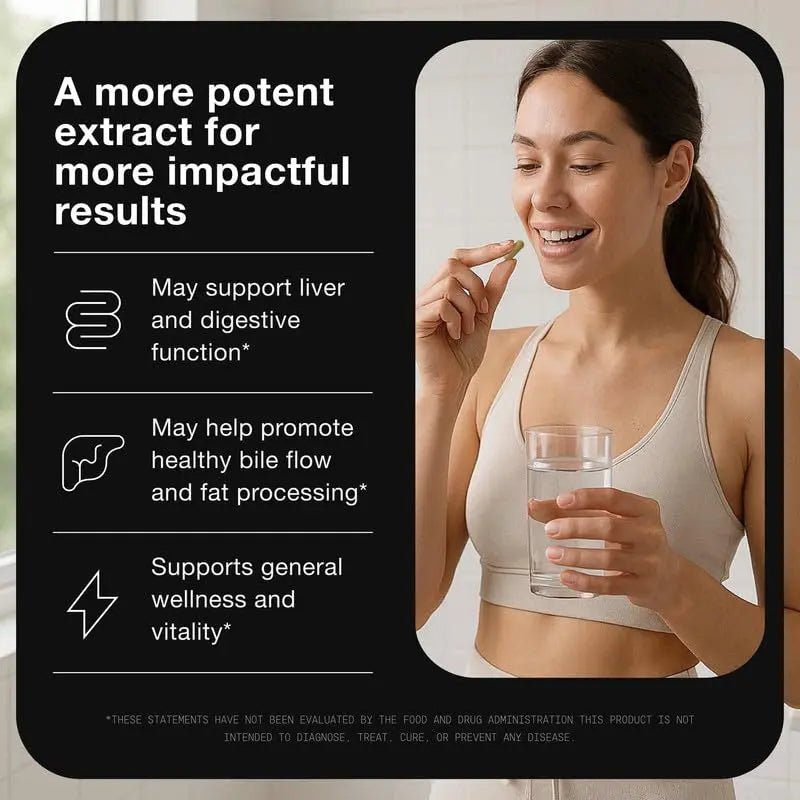 Toniiq Artichoke Extract 15:1 – with 5% Cynarin (60 mg) – 120 Vegan Capsules – Liver & Digestive Support - Lab Tested - Non-GMO - Maple Wellness Supplements