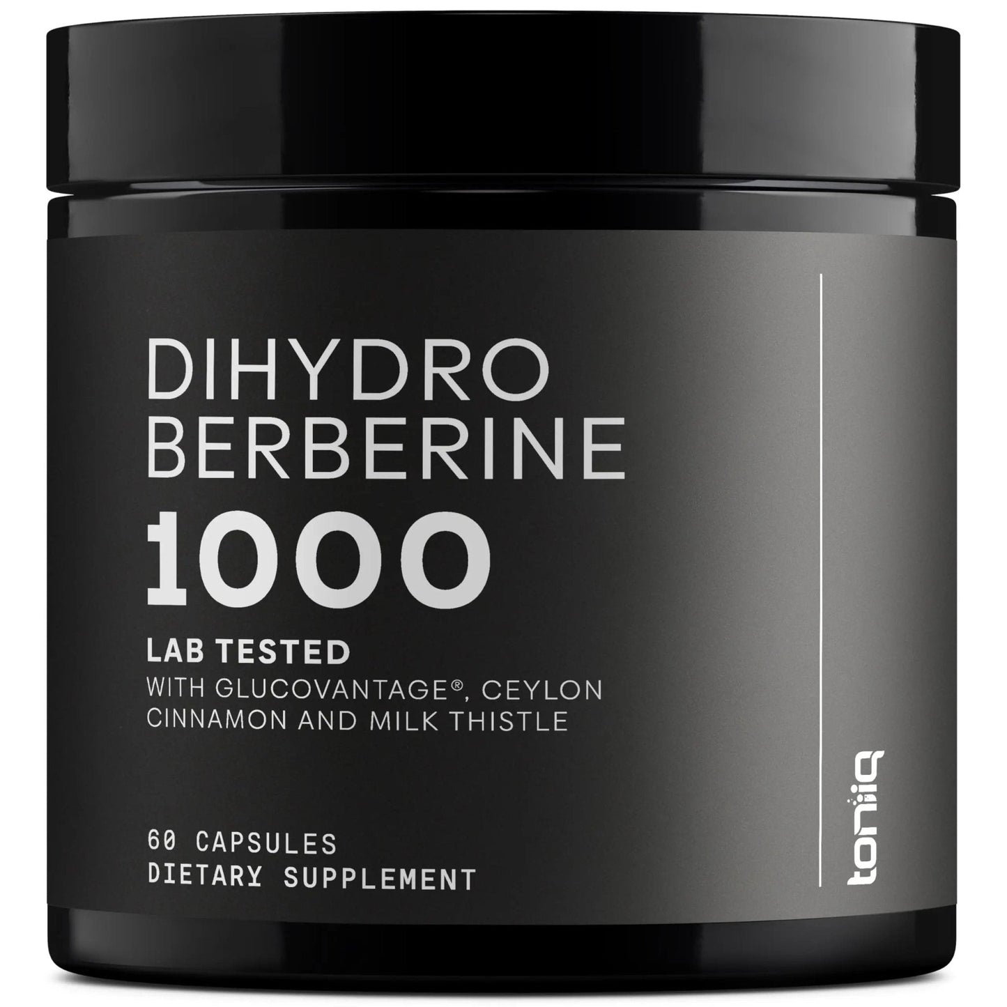 Toniiq Dihydroberberine Supplement - Ultra High Potency 1,000mg Formula with GlucoVantage, 10:1 Ceylon Cinnamon & 50:1 Milk Thistle - Third-Party Lab Tested - Maple Wellness Supplements