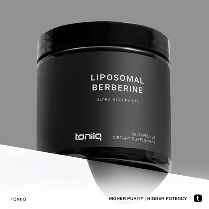 Toniiq Liposomal Berberine – High-Strength 1,500mg Complex with LipoAvail® Liposomal Berberine Supplement with Cinnamon, Milk Thistle & Chromium – Third-Party Tested – 90 Capsules - Maple Wellness Supplements