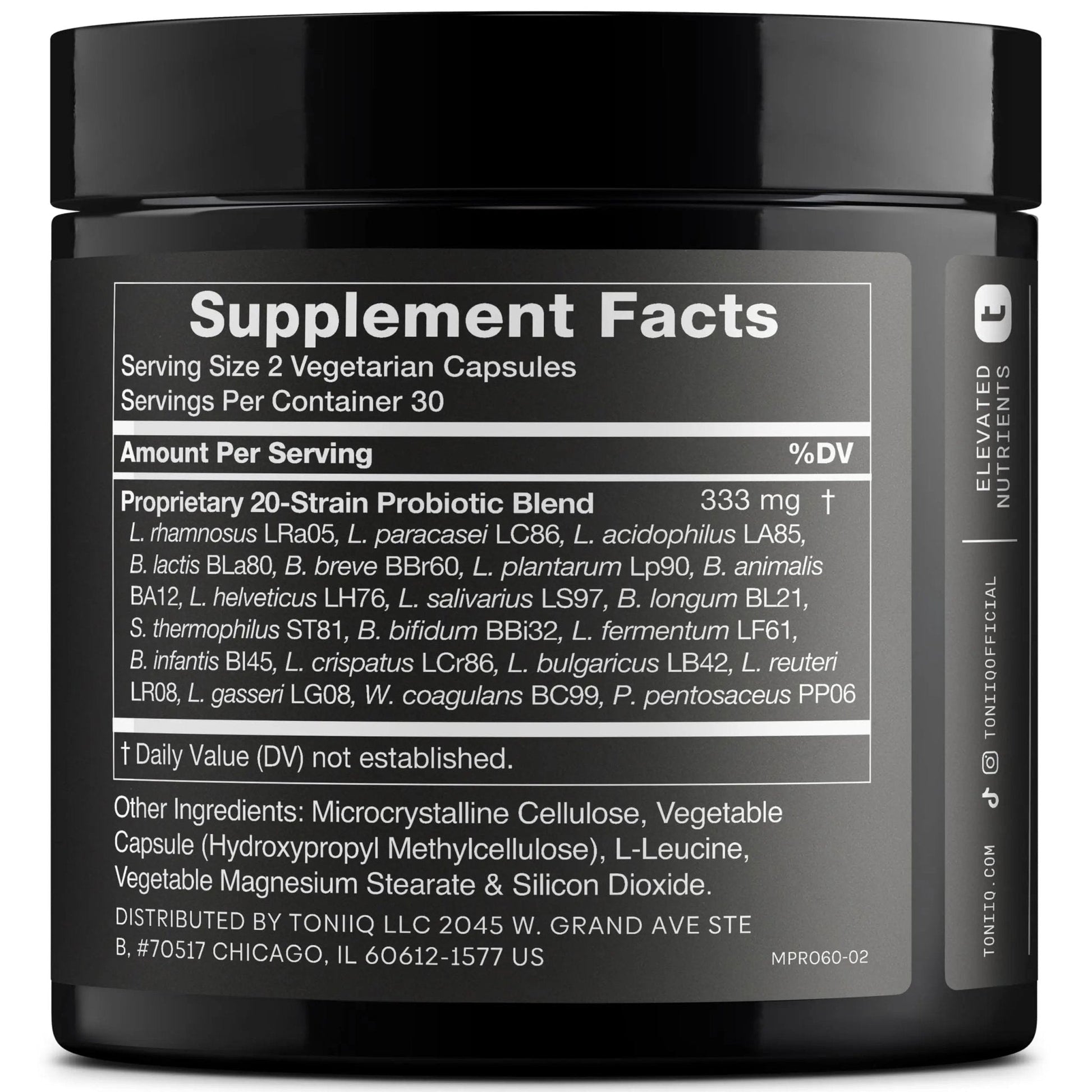 Toniiq Mens Probiotic with 20 Verified Strains – 200 Bilion CFU + 200mg FOS Prebiotic – Mens Probiotics for Gut Health - Cold-Chain & Delayed-Release – Lab-Tested Synbiotic Formula - Maple Wellness Supplements