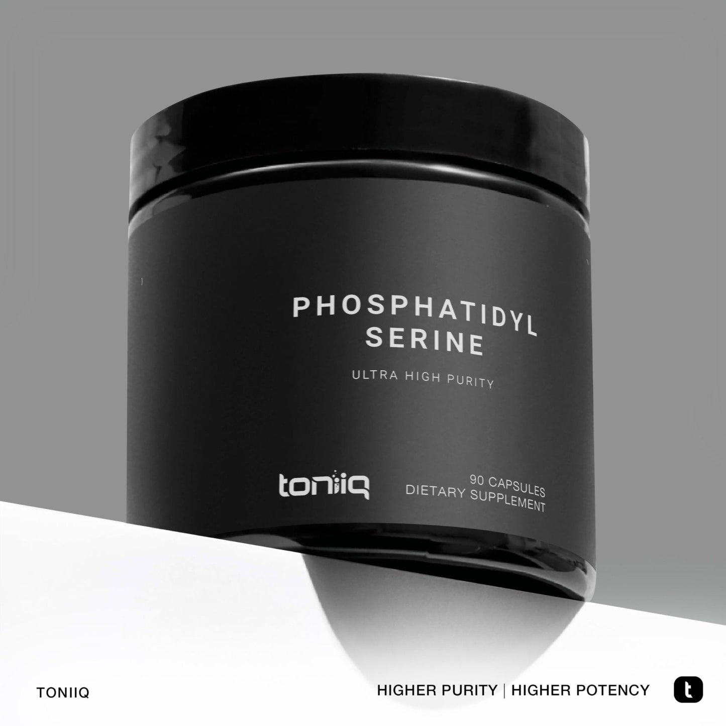 Toniiq Phosphatidylserine - 400mg Formula - World’s First 50% Purity - Highest Purity in the US - Soy Free Phosphatidylserine Supplement - Maple Wellness Supplements