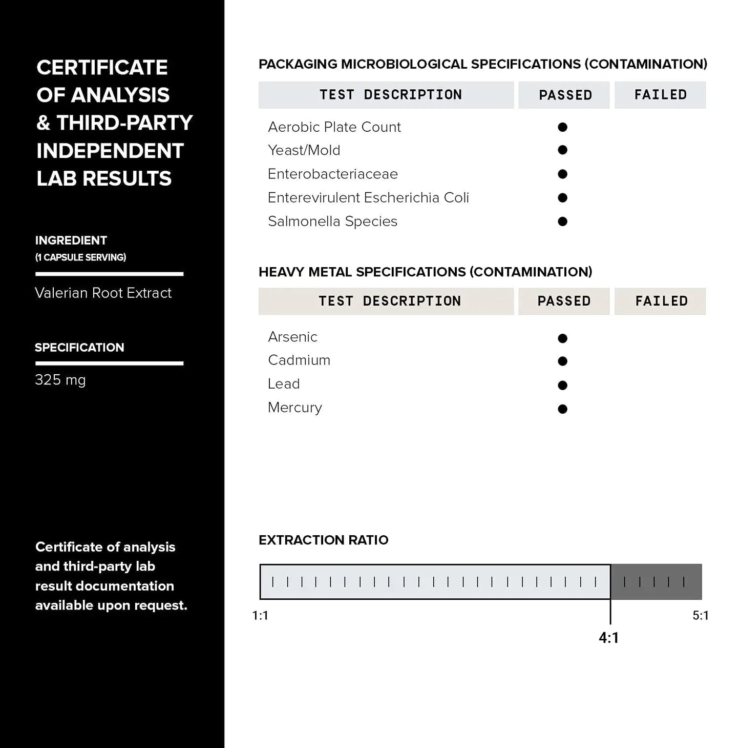 Toniiq Valerian Root Capsules - Ultra High Potency 4:1 Extract - Highly Concentrated - Third-Party Lab Tested - 120 Capsules - Maple Wellness Supplements