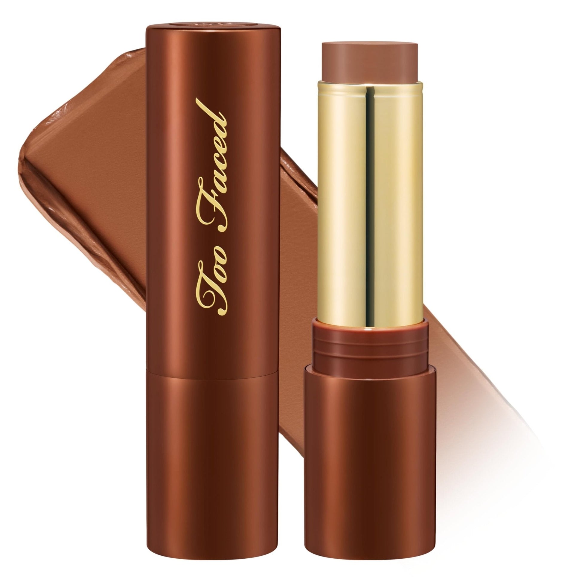 Too Faced Chocolate Soleil Melting Bronzing & Sculpting Stick | Multi-Use, Contour + Cream Bronzer Stick | Lightweight, Satin-Finish with Buildable Coverage, 0.28 Ounce, 0.28 Ounce, Chocolate Souffle - Maple Wellness Supplements