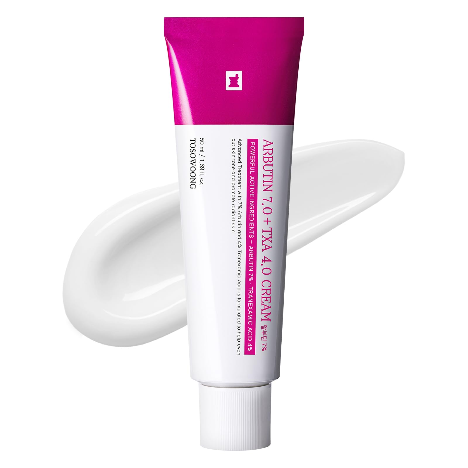 TOSOWOONG Arbutin 7% + Tranexamic Acid 4% Cream, 70,000ppm Arbutin, 40,000ppm TXA, Niacinamide, Glutathione - Maple Wellness Supplements