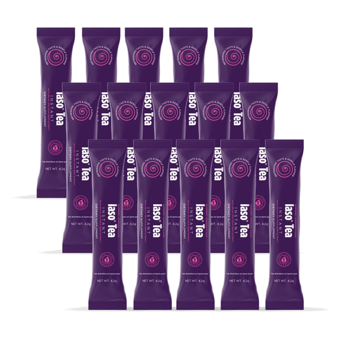 Total Life Changes Raspberry Lemonade Flavor Instant IASO Tea (15 Pack) - Maple Wellness Supplements