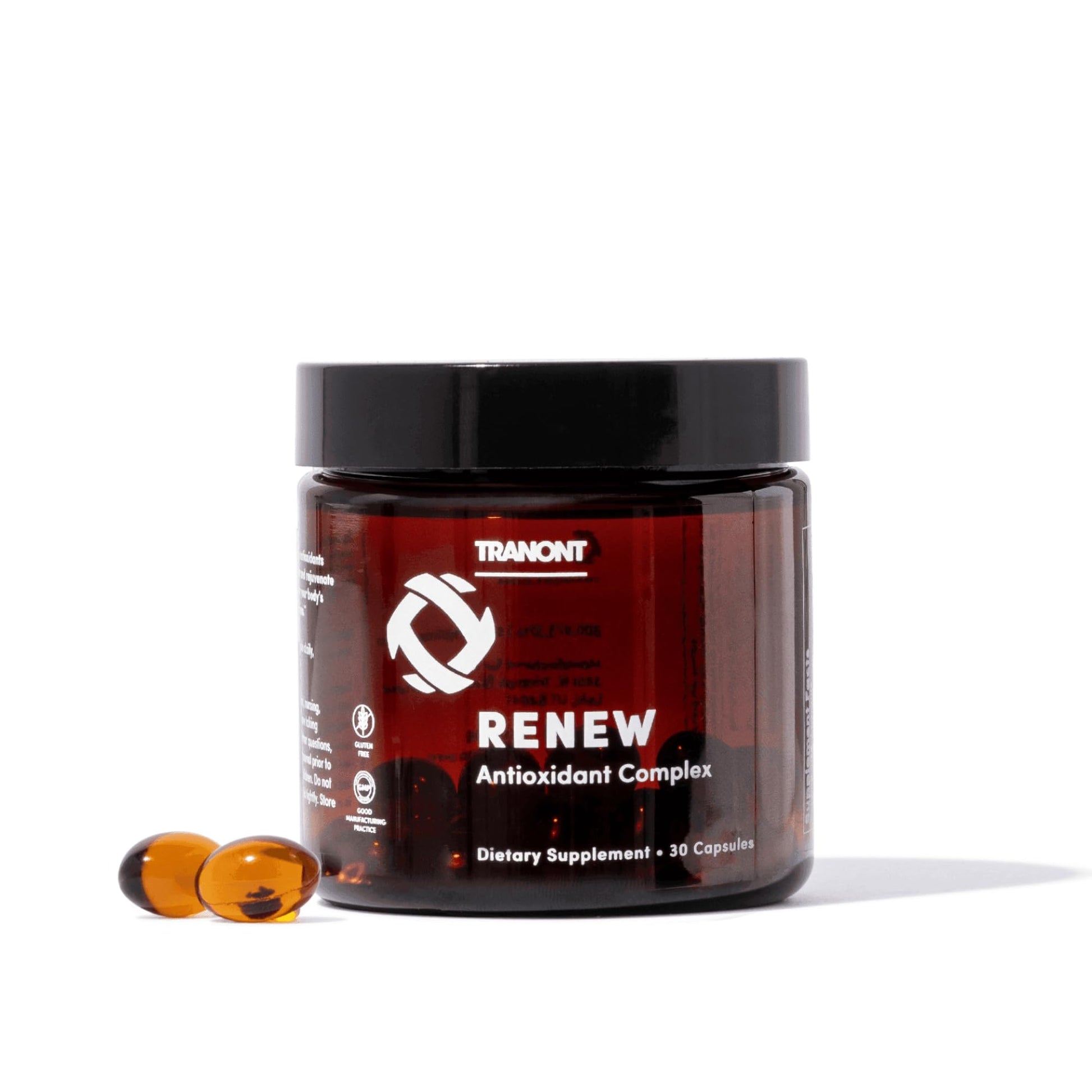 Tranont Renew - Antioxidant Complex for Vitality & Wellness | Vitamin E Tocotrienols & Geranylgeraniol | Supports Healthy Cellular Function, Joint Health, & Youthful Glow - 30 Capsules - Maple Wellness Supplements