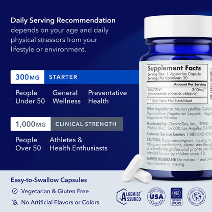 TRU NIAGEN 300mg + Beauty Bundle. A Comprehensive Bundle for Daily NAD+ Support with targeted Beauty Actives for Healthy Skin, Hair, and Nails at The Cellular Level. - Maple Wellness Supplements
