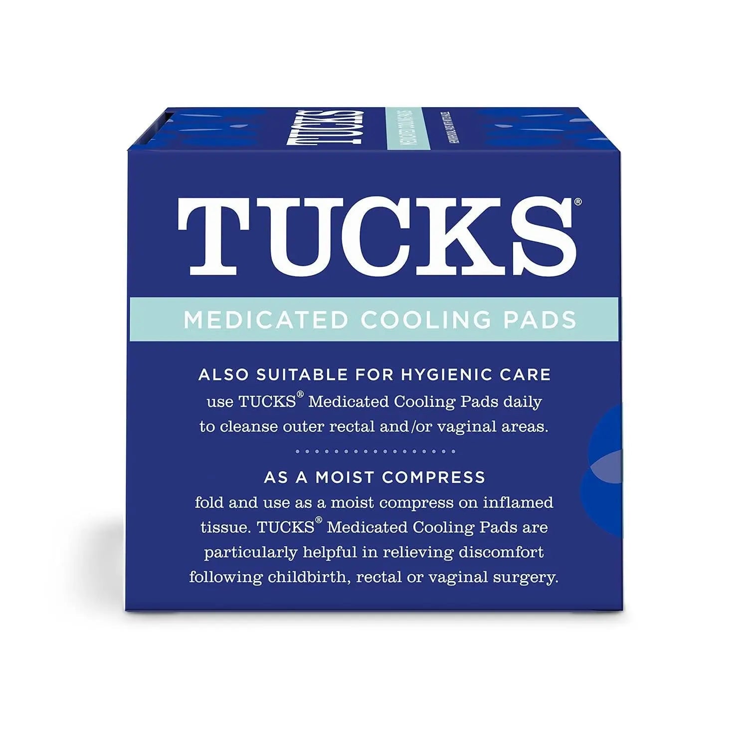 TUCKS Medicated Cooling Pads, 100 Count – Hemorrhoid Pads with Witch Hazel, Cleanses Sensitive Areas, Protects from Irritation, Hemorrhoid Treatment, Medicated Pads Used by Hospitals - Maple Wellness Supplements