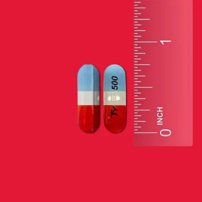 Tylenol Extra Strength Acetaminophen Rapid Release Gels, Fast, Strong Pain Relief, Fever Reducer Medicine, 500 mg Gelcaps with Laser‑Drilled Holes for Fast Release, Value Size, 225 Count - Maple Wellness Supplements
