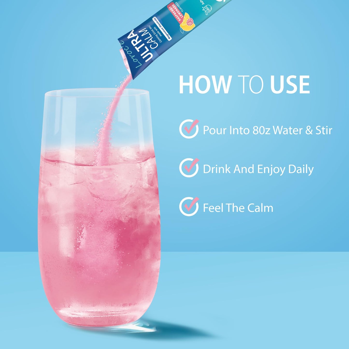 UltraCalm Super Cortisol Drink with Magnesium Glycinate, Ashwagandha, L-Theanine, Vitamin D3, Magnesium Powder for Sleep & Stress Relief - Maple Wellness Supplements