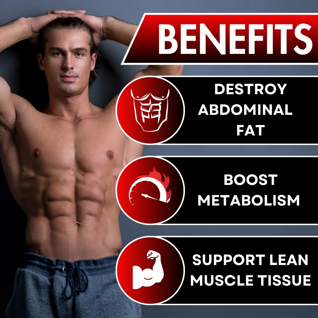 UNALTERED Belly Fat Burner for Men - Lose Belly Fat, Tighten Abs, Support Lean Muscle - Maple Wellness Supplements