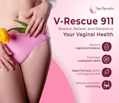 Vagy Rejuvenation V-Rescue - 500 mg Boric Acid 14 Vaginal Applications - Feminine Health - Maple Wellness Supplements