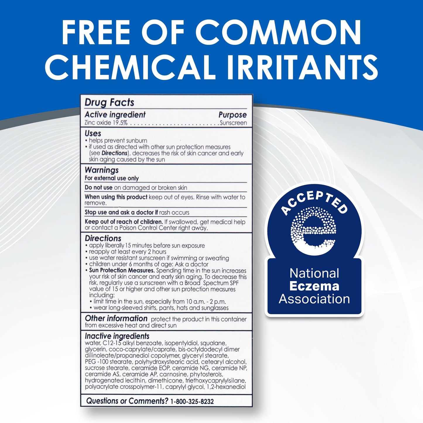 Vanicream Facial Moisturizer Broad Spectrum SPF 30; 2.5 Fl. Oz. - Maple Wellness Supplements