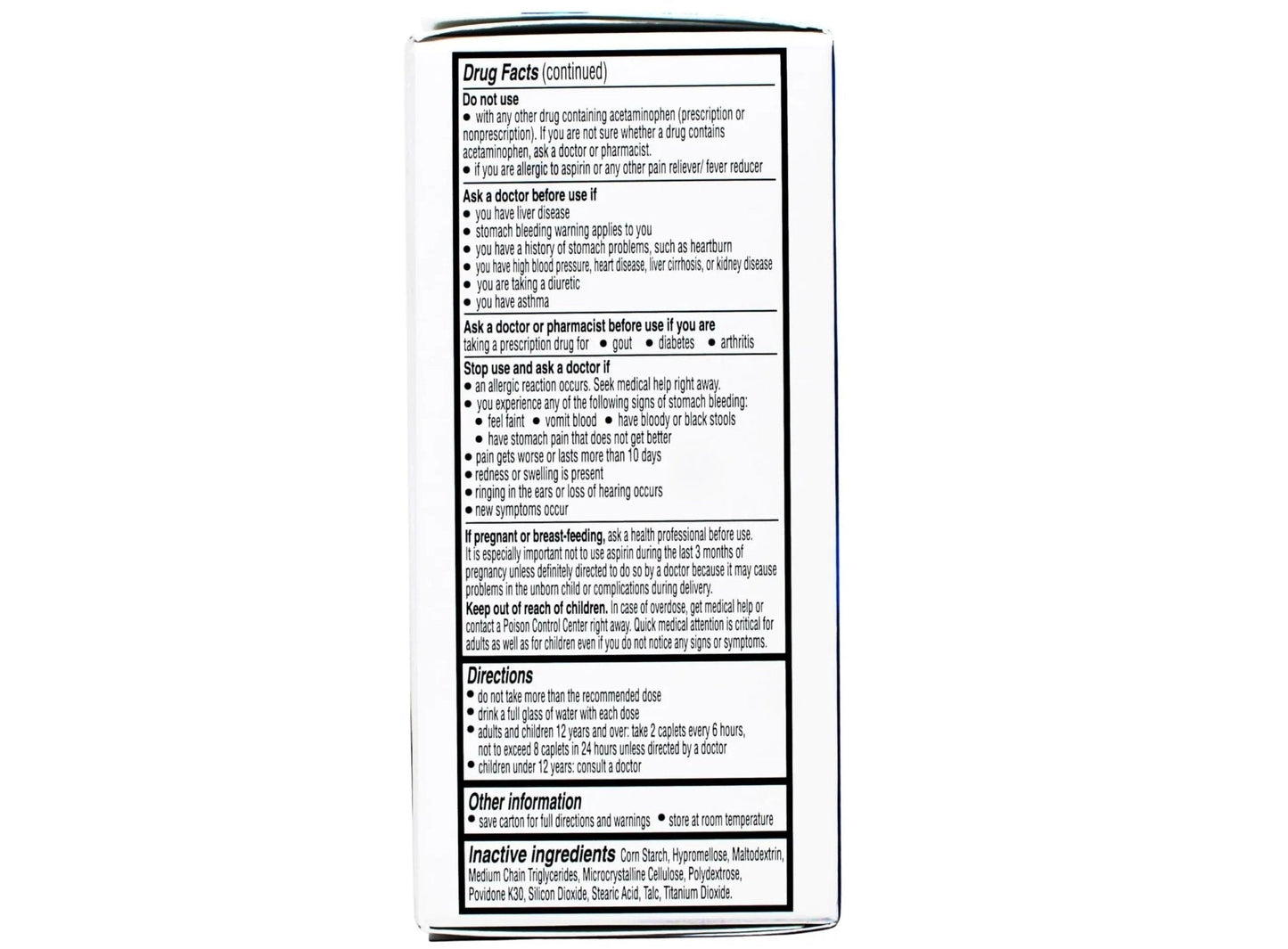 Vanquish Extra Strength Pain Reliever Caplets-100 ct. (Pack of 3) - Maple Wellness Supplements