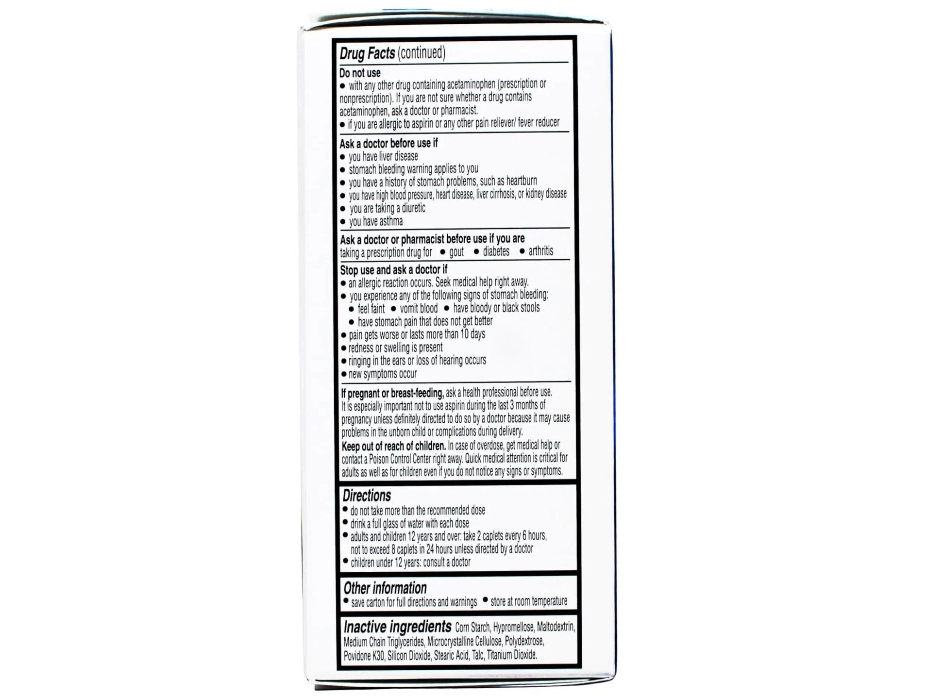 Vanquish Extra Strength Pain Reliever Caplets-100 ct. (Pack of 3) - Maple Wellness Supplements