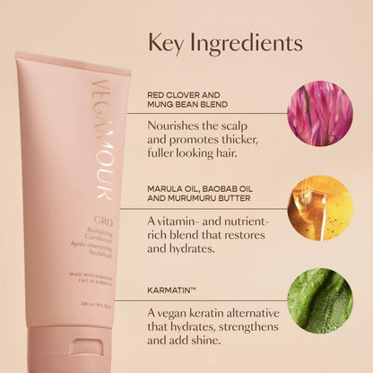 Vegamour Essentials Kit: Revitalizing Shampoo & Conditioner, Hair Serum, Weightless Repair Oil for All Hair Types - Maple Wellness Supplements