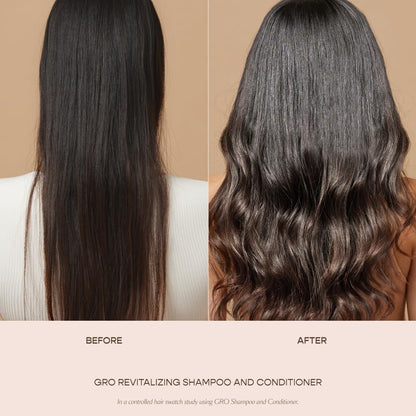 VEGAMOUR GRO Revitalizing Shampoo and Conditioner Travel Size Kit, For Thicker Fuller Looking Hair, Vegan - Maple Wellness Supplements